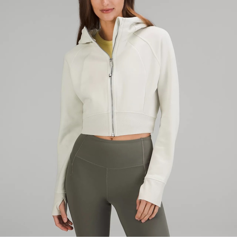 Lululemon Scuba Full-Zip Cropped Hoodie Size 4